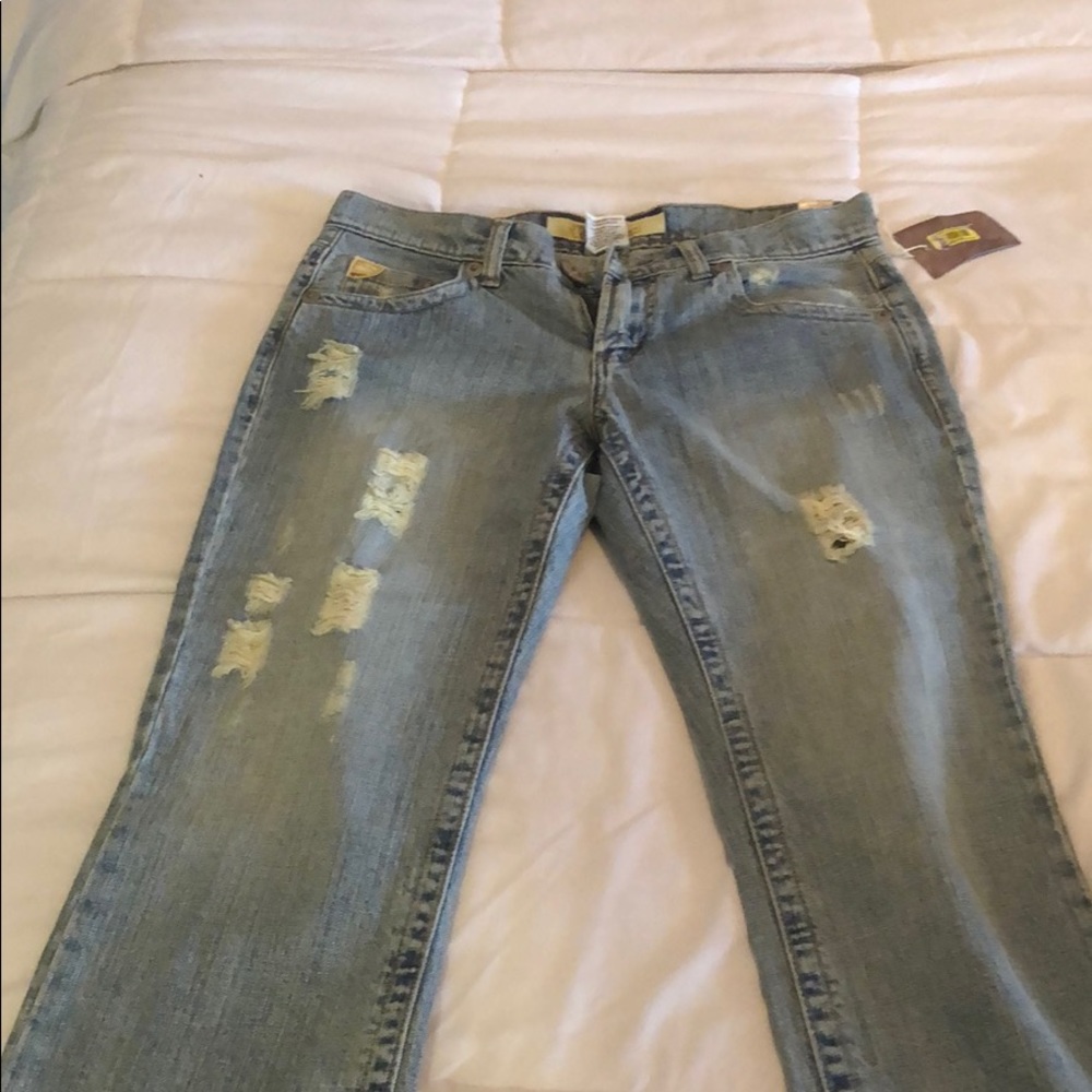 Rare denim extra aged Capri